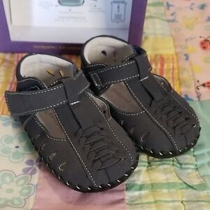 pediped Pediatrician Recommended Leather Baby Walker Shoes/sandals NIB 6-12 M